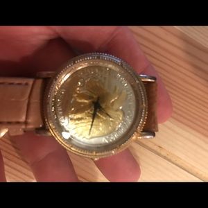 Vintage golden eagle watch